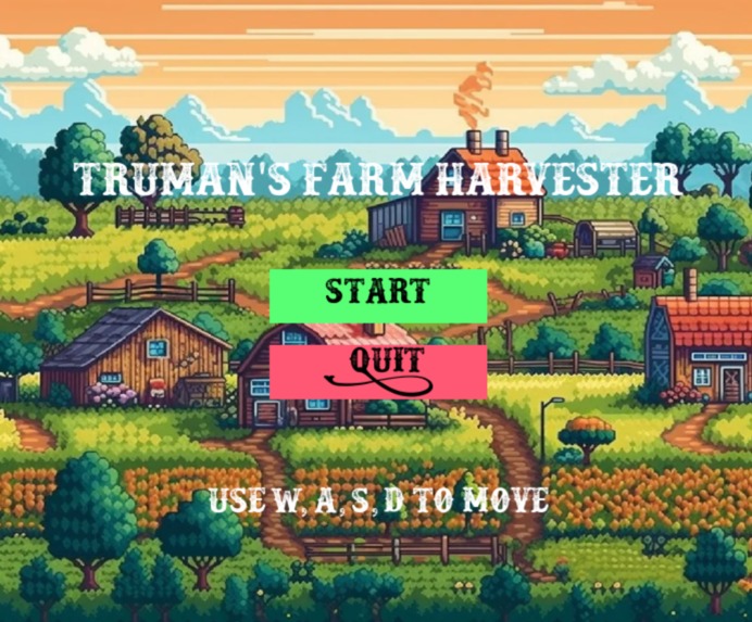 Truman's Farm Harvester gameplay screenshot